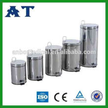 Stainless Steel Recycled Dustbin With Two Inner Buckets